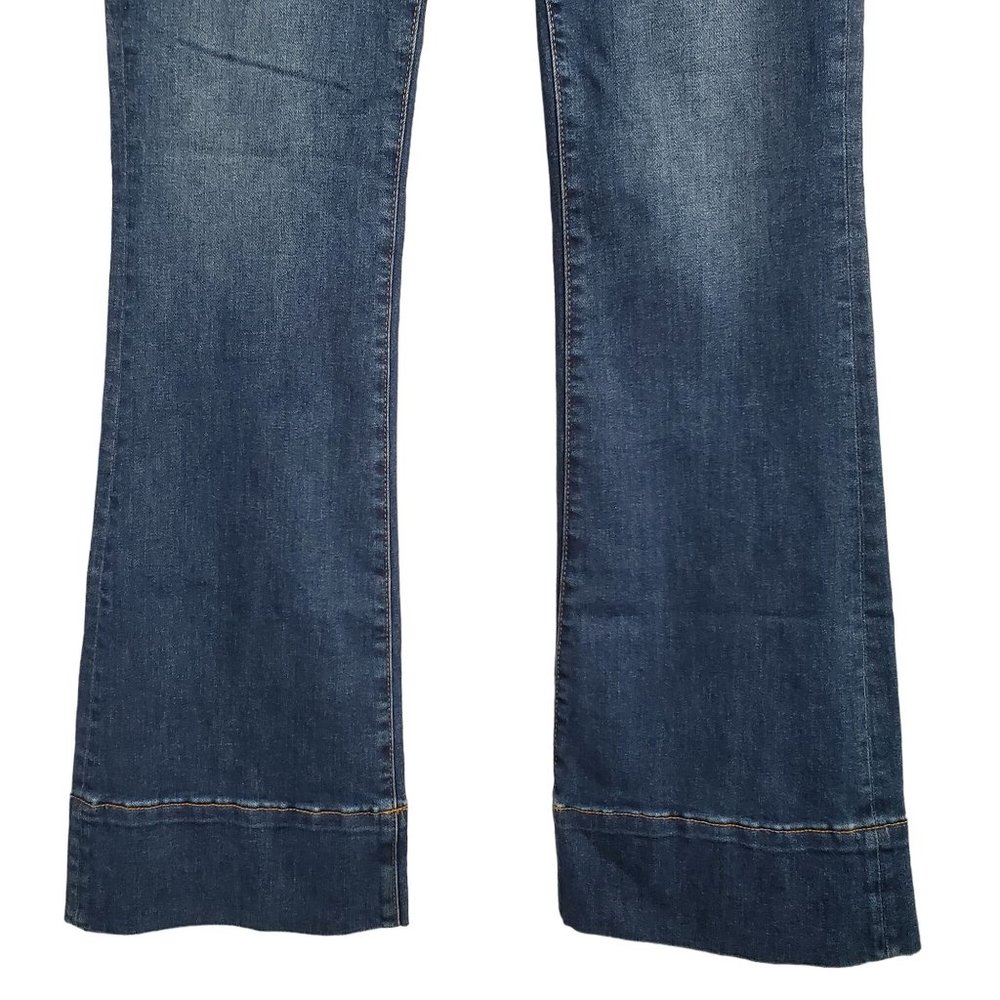 Driftwood Size 31 x 34 Jeans Wyatt Boot Trouser Denim Leopard Trim Tiger King - Picture 4 of 10